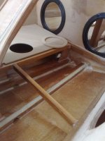 Stauraum zwischen Y-Schot und Püttingschot